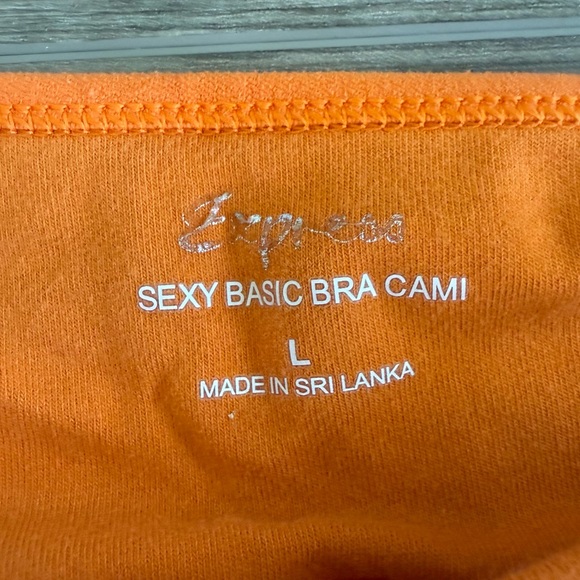 Express BUNDLE OF 4 basic sexy cami- green, teal, orange- Size Large - Picture 6 of 13